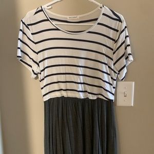 Striped Nursing dress